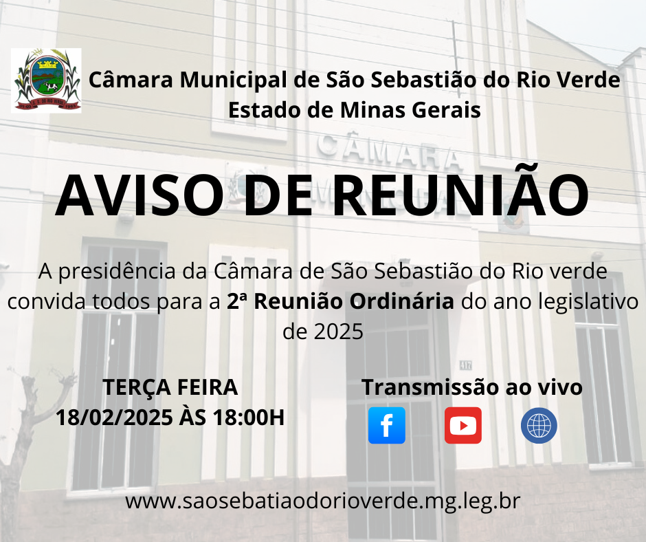 Aviso de Reunião