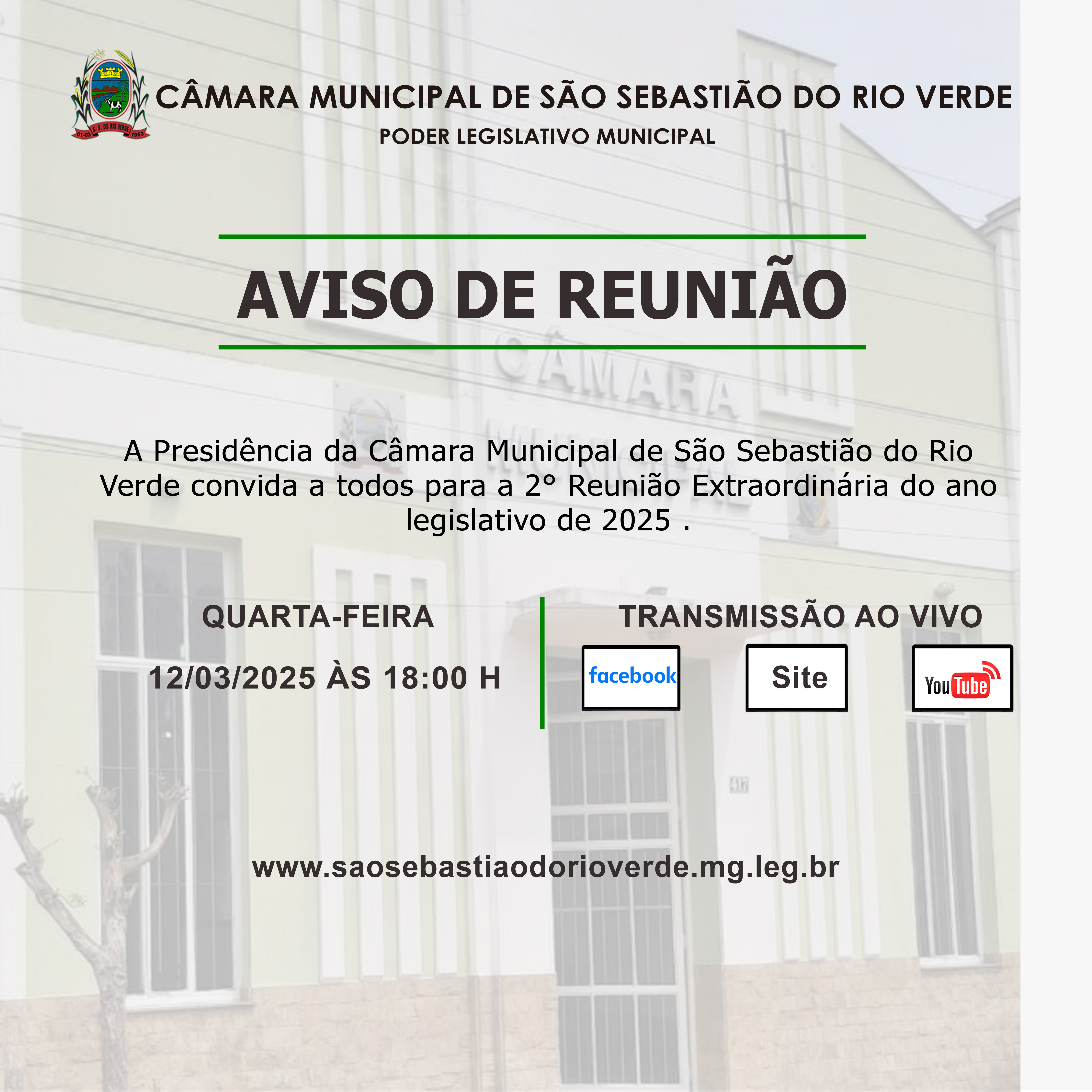 Aviso de Reunião