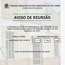 Aviso de Reunião