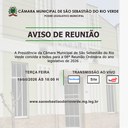 Aviso de Reunião