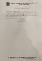 Convocação Reunião Solene