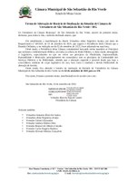 Termo de alteração de horário de reunião